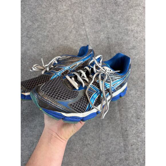 Asics Gel-Cumulus 14 Sneakers Shoes Womens Size 9.5 Blue Running Training T296N - Picture 4 of 10